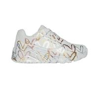 Skechers x JGoldcrown Uno Lite Metallic Love Kinder Sneaker weiß/kupfer - 32