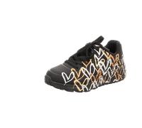 Skechers UNO Lite Metallic Love Sneaker, schwarz/goldfarben, 39 EU