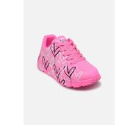 Skechers Mädchen Uno Lite Metallic Love, Hotpink/Mehrfarbig, 1 Little Kid