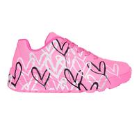 Skechers Mädchen Uno Lite Metallic Love, Hotpink/Mehrfarbig, 1 Little Kid