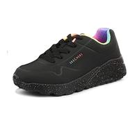 Skechers UNO Lite Rainbow Speckle 310456L-BKMT, Girl Sports Shoes,Sneakers, Black, 36 EU