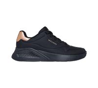 Skechers Damen Sneaker UNO LITE Shimmer Along Low-Top Schwarz Größe 38 EU