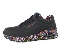 Skechers Damen Uno Loving Love sneakers, Schwarz, 36 EU