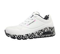 Skechers Damen Sneaker UNO-Loving Love 155506-WBK Weiß Größe 38
