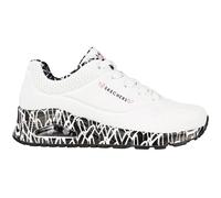 Skechers UNO-Loving Love 155506-WBK, Womens Sneakers, White, 38 EU