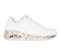 Skechers x JGoldcrown: Uno - Loving Love Sneaker in Weiss/ Rosé, Größe 41