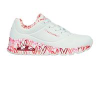 Skechers Damen UNO Loving Love Sneaker, weiß, 41 EU