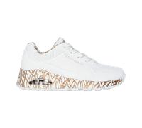 Skechers x JGoldcrown: Uno - Loving Love Sneaker in Weiss/ Rosé, Größe 40