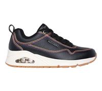 Skechers Uno Schuhe Sneakers schwarz bunte Nähte 177022 - Größe 39