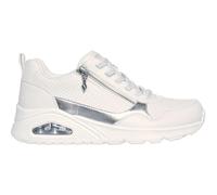 Skechers Uno - Metallic Sliders Damen Freizeitschuhe, weiß, Größe 37 37