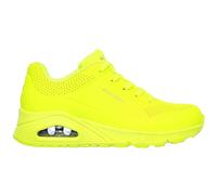 Skechers Damen Uno Night Shades Sneaker, Neon Yellow Durabuck, 36 EU