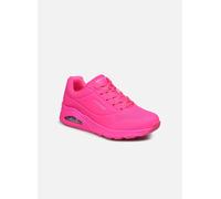 Skechers Damen Uno Night Shades Sneaker, Hot Pink Durabuck, 40 EU