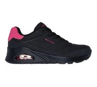 Sneaker SKECHERS "UNO - POP BACK" Gr. 40, schwarz (schwarz, pink) Damen Schuhe (33993667-40) schwarz, pink