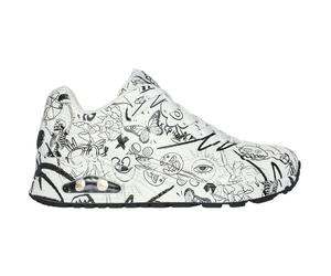 Skechers Uno - Process Sketch Damen Freizeitschuhe, weiß, Größe 38 38