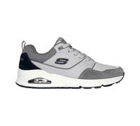 Skechers Uno Retro One 183020-BRN Braun - Sneaker - Herrenschuhe Sneaker / Schnürschuh, Braun, leder/synthetik für Herren, grau, Größe 49 ½ EU