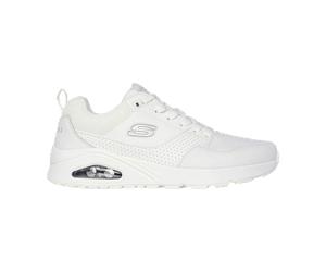 Skechers Uno Retro One 183020-BRN Braun - Sneaker - Herrenschuhe Sneaker / Schnürschuh, Braun, leder/synthetik für Herren, weiß, Größe 40 EU