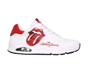 Skechers Uno - Rolling Stones Single! Herren Halbschuhe, weiß, Größe 43 43