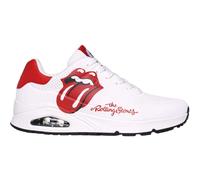 Skechers Herren UNO Rolling Stones Single! Sneaker 183102 Weiß, Schuhgröße:48.5 EU