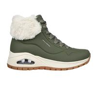 Skechers Uno Rugged - Fall Air Damen Stiefel dunkelgrün/weiß - 38