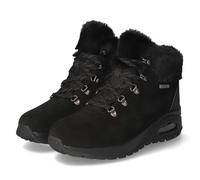 Skechers Damen Schnürstiefeletten/Winter Boots Moonlight Ridge Schwarz Textil, Größe:41, Farbauswahl:schwarz