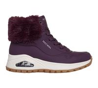 Skechers Schnürstiefelette Uno Rugged Fall Air Damen Lederimitat/Textil Weinrot Gr. 37