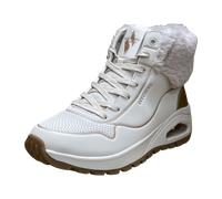 Skechers Uno Rugged Stiefeletten beige natural Fellkragen 167993 für Damen, beige, Größe 38 EU