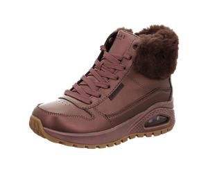 Skechers Uno Rugged Stiefeletten braun lila Flip Flop 167821 für Damen, braun, Größe 39 EU / 6 UK