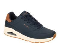 Skechers Uno Schuhe blau navy Herren Sneakers 183004 - Größe 42