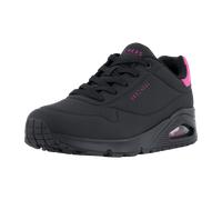 Sneaker SKECHERS "UNO - POP BACK" Gr. 40, schwarz (schwarz, pink) Damen Schuhe (33993667-40) schwarz, pink