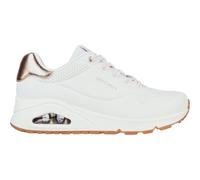 Skechers Damen UNO-Shimmer Away Sneaker, Weiss/opulenter Garten, 40 EU Weit