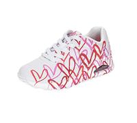 Skechers Wedgesneaker UNO-SPREAD THE LOVE, mit auffälligem Graffiti-Print 35 rot Damen 35 weiß, rot
