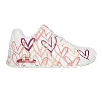 Skechers Damen Sneaker UNO-Bright Air X Jmes Goldcrown – Weiß/Hot Coral – 38 EU