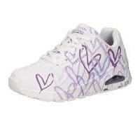 Skechers Damen X Jgoldcrown UNO-Spread The Love Sneaker, Weiß/Lila, 39 EU