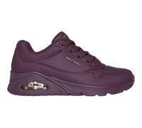 Skechers Damen UNO Stand On Air Turnschuhe, Burgundy Duraleather/Mesh, 39 EU