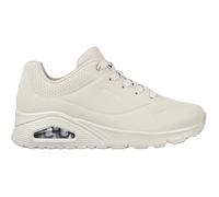 Skechers Damen Wedgesneaker UNO STAND ON AIR – gepolsterte Innensohle – Hellgrau/Weiß Größe 42