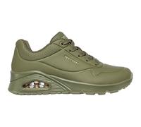 Skechers Damen UNO Stand ON AIR Sneakers, Olive Durabuck, 40 EU
