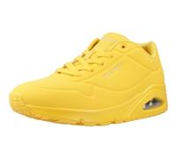 Skechers Wedgesneaker Uno 73690 Stand on Air mit feiner Perforation Gelb Damen Größe 40