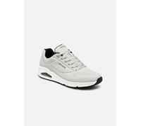 Skechers Herren UNO Stand ON AIR Sneaker, Light Gray Durabuck/Black Trim, 44 EU