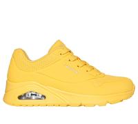 Skechers Damen UNO Stand On Air Turnschuhe, Mustard Durabuck/Mesh, 36 EU
