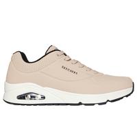 Skechers UNO - Stand On Air Sneaker in Natur/Schwarz, Größe 43