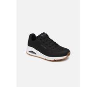 Skechers Damen Uno Stand On Air Sneakers, Black Durabuck, 37 EU