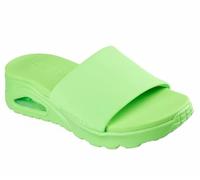 Skechers UNO STAND TOGETHER Damen Pantolette,Grün,Slip-On,Fußbett,Vegan,Badepantolette, 62323-Größe 40