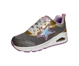 Skechers UNO - STARRY VIBE für Kinder, silber, Größe 36 EU
