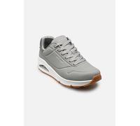 Sneaker SKECHERS "UNO-SUITED ON AIR", Herren, Gr. 40, hellgrau, Lederimitat, Veloursleder, Schuhe Sneaker, Freizeitschuh, Halbschuh, Schnürschuh mit modischer Keilsohle (78859403-40) hellgrau