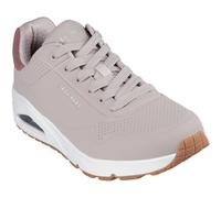 Sneaker SKECHERS "UNO-SUITED ON AIR", Herren, Gr. 44, grau (taupe), Lederimitat, Veloursleder, sportlich, Schuhe, Freizeitschuh, Halbschuh, Schnürschuh mit modischer Keilsohle (52759309-44) taupe