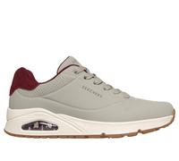 Skechers UNO - Suited On Air Sneaker in Taupe/Burgundy, Größe 42