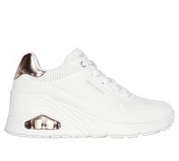 Skechers Damen-Sneaker UNO Wedge-Hi Steps Weiss/Opulenter Garten 38 EU