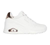 Skechers Sneaker UNO WEDGE HI STEPS Lederimitat Weiß Damen Gr. 41 EU