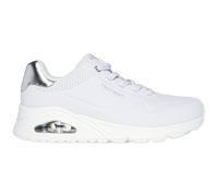 SKECHERS Damen Freizeitschuhe UNO-SHIMMER AWAY WHITE SILVER - Gr. - 42