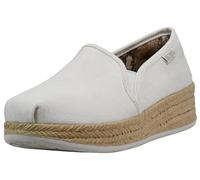 Skechers Urban Highlites Damen Espadrille Slip On Plateau, Cremeweiß, 37 EU